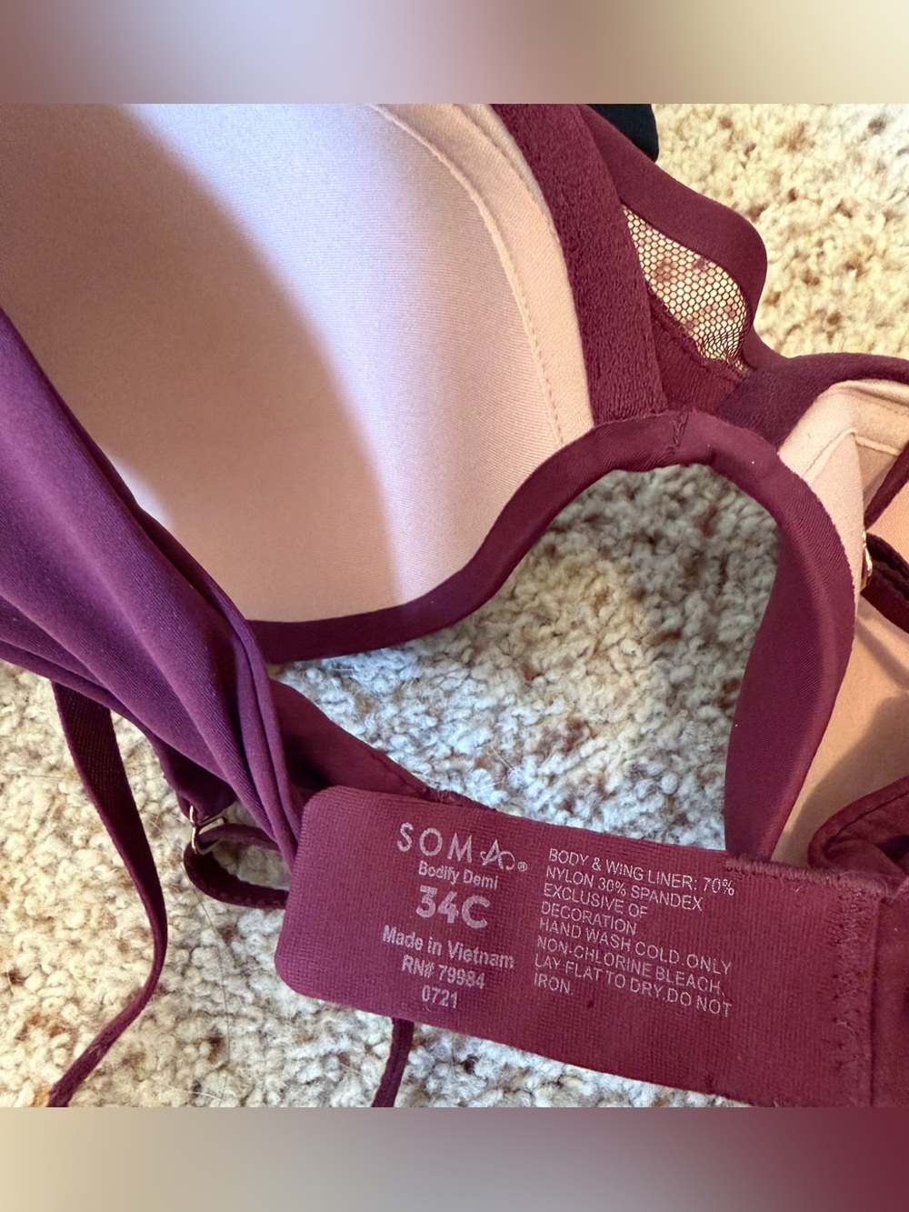 Soma Bra Multipack (Perfect Coverage and Bodify Demi styles) 34C - Picture 6 of 7